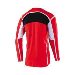 เสื้อเจอร์ซีย์แข่งรถวิบาก/จักรยานเสือภูเขา สำหรับผู้ชาย แบบสั่งพิมพ์ลายได้ตามต้องการ สีพื้น ระบายอากาศได้ดี แขนยาว โลโก้ด้านหน้า - Product Image 4