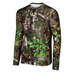 Men Hunting <b>Camo</b> <b>Top</b> Long Sleeve Outdoor Field Apparel Lightweight Shirt for Woodland Hunting Camping and Hiking Trips - Product Image 5
