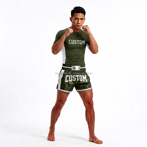 Conjunto de Shorts de Boxeo, Kickboxing y Muay Thai, Camiseta de Compresión, Equipo de Lucha, OEM, ODM - Product Image 3
