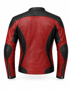 เสื้อแจ็คเก็ตมอเตอร์ไซค์หนัง Heritage Racer |   สีแดงเบอร์กันดี สีดำ สีเขียว สีน้ำตาล |   ผู้ผลิต OEM ODM |   คุณภาพระดับพรีเมียม | - Product Image 2