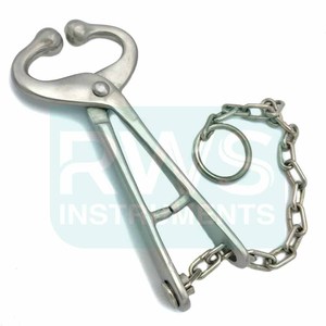 เครื่องมือ RWS รุ่นขายดีที่สุด คีมจับวัวสแตนเลส ได้รับการรับรองมาตรฐาน CE ระดับ Class II คีมจับจมูกวัวแบบกำหนดเองได้ - Product Image 5