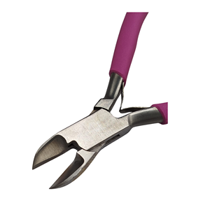 Pince coupante latérale en acier inoxydable de haute qualité, garantie 3 ans, manche violet, outil de coupe de fil pour la fabrication de bijoux, la perlage et le bricolage - Product Image 2