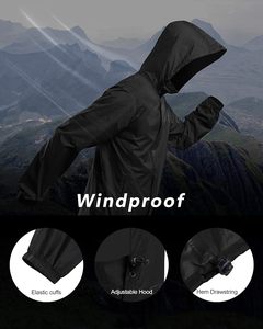Chaqueta Impermeable para Hombre, Ligera y Plegable, con Capucha, para Golf, Senderismo y Viajes - Product Image 3