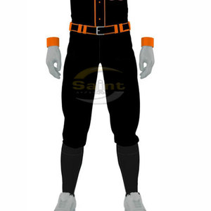 Service OEM d'uniformes de baseball, prix de gros, stock disponible, ensemble short et maillot de baseball pour hommes, logo personnalisé, couleurs personnalisées - Product Image 6