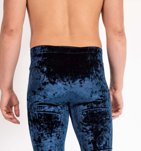 Collants de compression personnalisés OEM pour hommes, séchage rapide, respirants, couche de base de sport, poche latérale, taille élastique, longueur cheville, Spandex/Polyester - Product Image 6