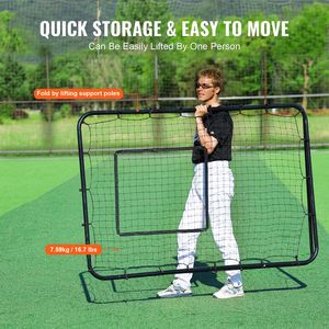 Rete di Rimbalzo PitchBack 4x6ft per Allenamento di Baseball e Softball, Trainer per Lancio e Recupero Palla - Product Image 6