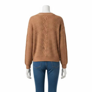 Embossed Knit Winter Korean Front Logo <b>Short</b> <b>Sleeve</b> <b>Cardigan</b> Soft Warm Casual Wear Men Women Wholesale - Product Image 3