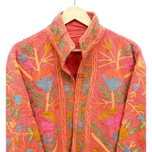 เสื้อแจ็คเก็ตผ้าฝ้ายแท้ 100% สำหรับผู้หญิงอินเดีย สวมใส่สบายในฤดูหนาว ผลิตจากผ้า TNT แห้งเร็ว ระบายอากาศได้ดี แขนยาว - Product Image 3