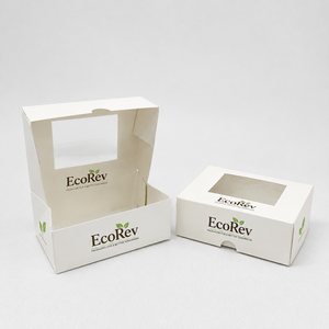 Custom Design Printed Paper Food Package <b>Boxes</b> for Bakery Takeout Crossiant Doughnut <b>Cookie</b> Packaging Box - Product Image 3