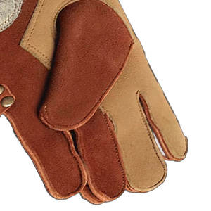 Gants de fauconnerie en cuir respirants et thermiques pour la manipulation des oiseaux en extérieur et la sécurité des mains - Product Image 3