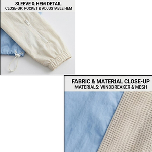 High Quality Durable Windproof Fabric Premium Quality <b>Lightweight</b> Windbreaker <b>Jacket</b> <b>Women</b>’s Two Piece Windbreaker Tracksuit Set - Product Image 5