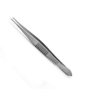 Pinzas Oftálmicas Rectas Dentadas de Fijación, Pequeñas, de Acero Inoxidable, Instrumentos Quirúrgicos Médicos para Cirugía Ocular, Retina, Córnea, Cataratas - Product Image 2