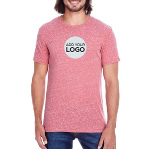 เสื้อยืดคอกลมสีแดงทรงเข้ารูป ผ้าโพลีคอตตอน Bella+Canvas Next Level สำหรับผู้ชาย - Product Image 4