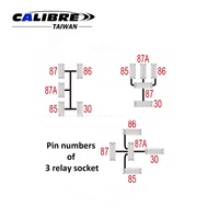Herramienta de Diagnóstico Automotriz TAIWAN CALIBRE, Probador de Relés Electrónicos de 12V/24V, Prueba de Batería, Certificación CE, Ajuste Universal para Vehículos