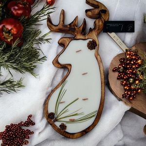Bol à bougie en bois en forme de lapin pour la maison, les mariages, les événements, les cadeaux, la Pâques, la table et les restaurants, cafés. - Product Image 6