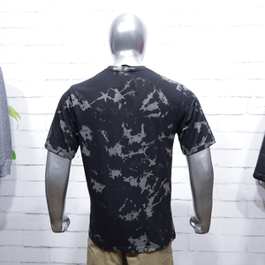 เสื้อยืดผ้าฝ้ายย้อมสีสันสดใสสำหรับผู้ชาย ทรงหลวม สไตล์สตรีท - Product Image 6