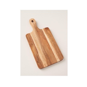 Planche à découper en bois artisanale de qualité supérieure, planche à découper naturelle, planche de service pour la cuisine, pour couper, trancher et servir - Product Image 6