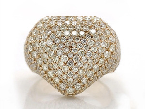 Bague de fiançailles en argent sterling 925 avec micro-pavé de diamants en moissanite glacés classiques pour homme, coupe ronde - Product Image 2