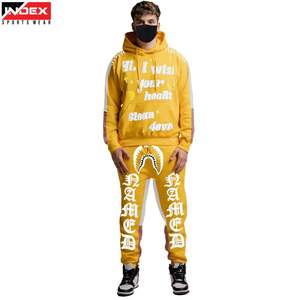 Ensemble de survêtement de sport pour homme de qualité supérieure en polyester, idéal pour la course à pied et l'entraînement en salle de sport - Product Image 1