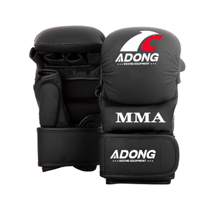 Guantes de MMA de Cuero AIDONG con Logotipo Personalizado para Entrenamiento, Sparring, Saco de Boxeo, Guantes de UFC - Product Image 6