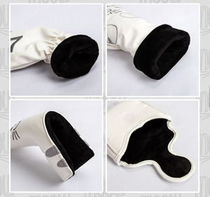 Pakistan Made Waterproof PU Leather <b>Golf</b> Head Cover Printed Patterns Custom Logo High Quality Wholesale Online Sale SOSH4 Brand - Product Image 4