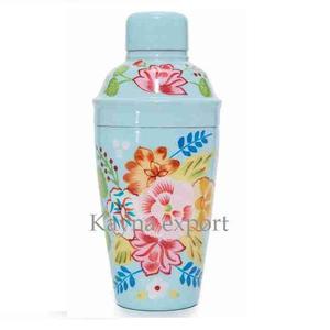 Handcrafted Premium Stainless Steel <b>Cocktail</b> <b>Shaker</b> Flag Design 500mL Capacity Bar Accessories Mocktail Set Serving Club Kayna - Product Image 3