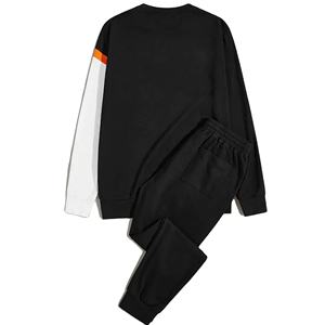 Conjunto de pantalones de chándal y chaqueta de tendencia industrial para hombre, ropa deportiva de 2 piezas, traje de gimnasio, chándales personalizados de alta calidad, 4 hombres con cremallera - Product Image 2