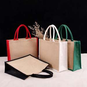 Bolsa de Papel Kraft de Gran Capacidad, Estilo Navideño, Impermeable, con Cordón, Asa Ancha, Personalizada, Color Crema Verde, Fabricante Vietnamita OEM - Product Image 3