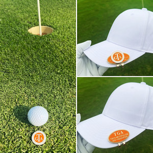 Marcador de Pelotas de Golf Magnético de Metal Personalizado con Clip para Gorra y Diseño Esmaltado para Deportes al Aire Libre - Product Image 5