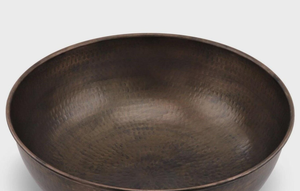 God Gift Exports - Cuenco de Spa de Cobre Puro Martillado, Duradero, con Acabado Marrón Antiguo, para Uso en Salones y Spas - Product Image 1
