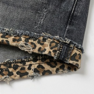High Waist Pocket Design Sexy <b>Stretch</b> Summer Rhinestone Girls Hot Pants Women <b>Denim</b> Cargo Shorts Customized Color Outfit - Product Image 6