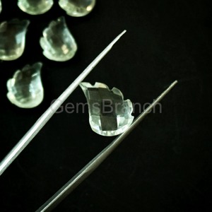 Pierre précieuse Briolette en améthyste verte naturelle sculptée à la main, 11MM 15MM, prix de gros en vrac, pour la fabrication de bijoux - Product Image 4