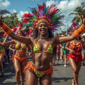 Costume de carnaval personnalisé pour femmes, maillot de bain monokini, tenue de performance pour festival, tenue de fête, vente en gros OEM - Product Image 2