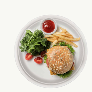 Platos Biodegradables de Bagazo al por Mayor |   Platos Desechables Ecológicos de Pulpa de Caña de Azúcar |   Platos para Catering de Eventos y Uso Diario - Product Image 2