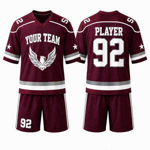 Uniforme de Lacrosse para Adultos, Jersey Deportivo Personalizado con Nombre del Equipo, Ropa Deportiva Transpirable y Ecológica, Proveedor Mayorista de Fábrica - Product Image 1