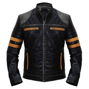 Chaqueta de Cuero para Hombre, Nueva Colección, Alta Calidad, Piel de Vacuno, Servicio OEM, Bajo MOQ, Mejor Precio - Product Image 1