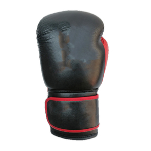 Service OEM accepté, gants de boxe d'entraînement à lacets, gants de boxe de compétition personnalisés en cuir latex véritable brillant, unisexe. - Product Image 3