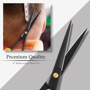 Ciseaux de barbier de qualité professionnelle pour coupes de cheveux expertes Ciseaux tranchants et fiables pour barbiers professionnels - Product Image 6