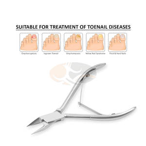 Coupe-ongles professionnel en acier inoxydable pour bébé, ouverture large de 5 pouces, double ressort à ressorts métalliques - Product Image 5