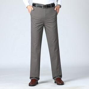 Pantalon de Costume Premium pour Homme – Coupe Slim Extensible en Twill de Coton – Idéal pour le Travail et les Occasions Décontractées - Product Image 1