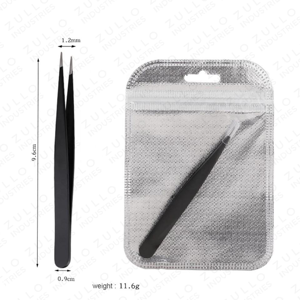Wholesale Professional Stainless Steel Eyebrow Tweezers Set Custom Logo Slanted Tip Colored Beauty <b>Makeup</b> <b>Tools</b> Kit - Product Image 4