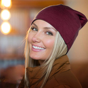 Bonnet en mohair personnalisé OEM & ODM avec logo, unisexe, dégradé de couleurs, style streetwear, chaud et moelleux pour l'hiver - Product Image 2