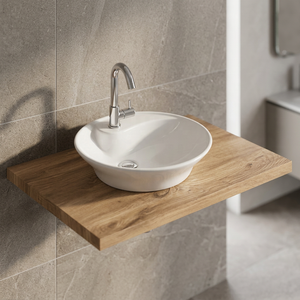 Modern Rectangular Ceramic Countertop Wash Basin Decorative Vessel Sink Hospital Bathroom Vanity - Product Image 3