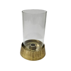 Support de bougie de Noël en aluminium fait main, style lanterne, motif feuille, pour table de salon ou salle à manger - Product Image 2