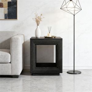 Tavolino Moderno con Bordi Squadrati, Tavolino da Caffè, Comodino, Tavolino da Divano - Product Image 2