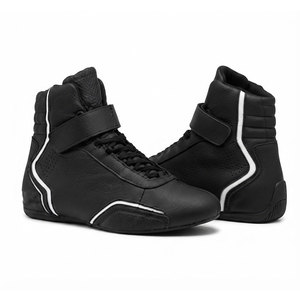Zapatos de Carreras de Karting Premium para Tobillo, Diseño Ligero, Parte Superior de Cuero Genuino, Ajuste Cómodo, Agarre Fuerte, Práctica en Pista, Competición - Product Image 1