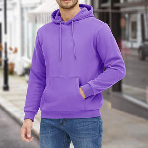 Sudaderas con capucha gruesas de invierno 100% algodón con bordado e impresión personalizados para hombre, unisex, de talla grande. - Product Image 5