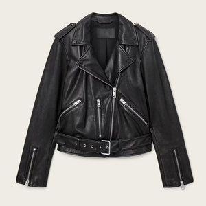 New Arrivals 2026 Latest Design Cropped Unisex Leather Jackets Made Genuine Leather Jackets For Women's - Product Image 6