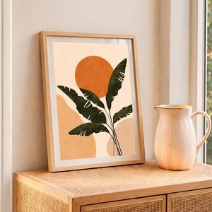 Cadre photo en bois minimaliste, rectangulaire vertical, impression numérique couleur, écologique, à poser sur table ou à accrocher au mur, décoration intérieure, fait main - Product Image 1