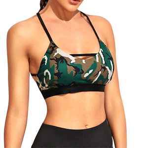 Nuevo sujetador deportivo acolchado personalizado para mujer, suave y elástico, con soporte para entrenamiento, gimnasio, yoga, ejercicio y fitness. - Product Image 3
